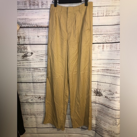 Pinstripe Wide-leg Trousers - Picture 2 of 16